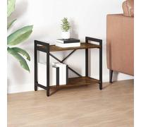 vidaXL Bookshelf Smoked Oak 60 x 30 x 50 cm Engineered Wood