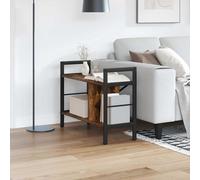 vidaXL Bookshelf Smoked Oak 75 x 30 x 58.5 cm Engineered Wood