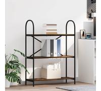 vidaXL Bookshelf Smoked Oak 80 x 30 x 109 cm Engineered wood