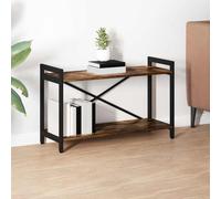 vidaXL Bookshelf Smoked Oak 80 x 30 x 50 cm Engineered Wood
