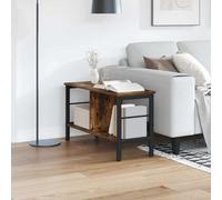 vidaXL Bookshelf Smoked Oak 82 x 32 x 47 cm Engineered Wood