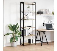 vidaXL Bookshelf Sonoma Oak 60 x 30 x 190 cm Engineered Wood