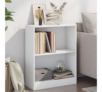 Vidaxl Bookshelf White 60X24X76 Cm Engineered Wood
