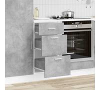 vidaXL Bottom Cabinet Lyon Concrete Grey 40x46x81.5 cm Engineered Wood, Grey