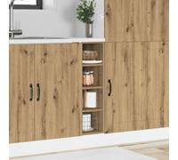 vidaXL Bottom Cabinet Riga Artisan Oak 20x44.5x81.5 cm Engineered Wood