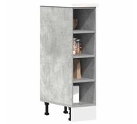 vidaXL Bottom Cabinet Riga Concrete Grey 20x44.5x81.5 cm Engineered Wood