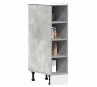 vidaXL Bottom Cabinet Riga Concrete Grey 20x44.5x81.5 cm Engineered Wood, Grey