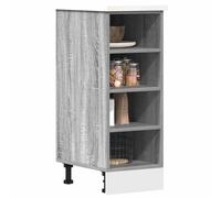vidaXL Bottom Cabinet Riga Grey Sonoma 30x44.5x81.5 cm Engineered Wood