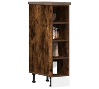 vidaXL Bottom Cabinet Riga Smoked Oak 20x44.5x81.5 cm Engineered Wood