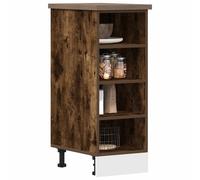 vidaXL Bottom Cabinet Riga Smoked Oak 30x44.5x81.5 cm Engineered Wood