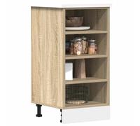 vidaXL Bottom Cabinet Riga Sonoma Oak 40x44.5x81.5 cm Engineered Wood, Brown