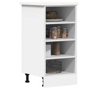 vidaXL Bottom Cabinet Riga White 40x44.5x81.5 cm Engineered Wood, White