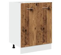 vidaXL Bottom Cabinet Storage Cupboard Shelf Cabinet Old Wood Engineered Wood