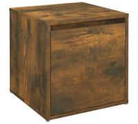 vidaXL Box Drawer Household Supply Hallway Living Room Tool Chest Organiser Storage Case Hall Tool Box Storage Chest Smoked Oak Engineered Wood