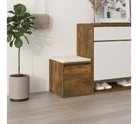 vidaXL Box Drawer Smoked Oak 40.5X40X40 Cm Engineered Wood, Brown