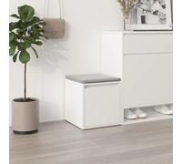 vidaXL Box Drawer White 40.5x40x40 cm Engineered Wood