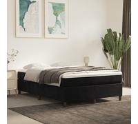 vidaXL Box Spring Bed Frame Black Double Velvet (UK/IE/FI/NO only)