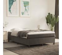 vidaXL Box Spring Bed Frame Dark Grey Double Velvet (UK/IE/FI/NO only)