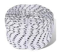 vidaXL Braided Rope Coil, 8mmx50m, High Strength, Low Stretch Marine and Industrial Boat Line Made of Durable Polyester, Good UV, Abrasion, Chemicals Resistant, Ideal for Rigging Lines, Sheets and...