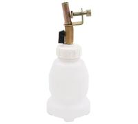 vidaXL Brake Fluid Refill Bottle/Bleeder 1L - White Durable Plastic for Motorcycles & Automotives