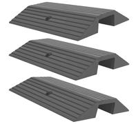Vidaxl Bridge Threshold Ramps 3 Pcs 49X40X8 Cm Rubber Threshold Ramps