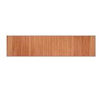 vidaXL Brown Bamboo Rug Floor Mat - Modern Rectangular Area Rug/Carpet Runner for Hallway, Living Room, Office - Durable, Water-Resistant, Anti-Slip, Easy To Clean, 70x300 cm