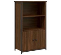 (brown oak, 62 x 32 x 103.5 cm) vidaXL Highboard Sideboard Storage Cabinet Home Side Cabinet Engineered Wood