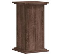 vidaXL Brown Oak Plant Stand/Flower Pot Holder - Engineered Wood, Large Top Surface, Easy to Clean, 33 x 33 x 60 cm, Max Load 60 kg
