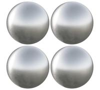vidaXL Brushed Ball 4 pcs Ø 10 cm Silver Stainless Steel 201