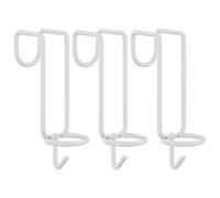 vidaXL Bucket Hook Portable Wall Horse Bucket Hanger Silver Galvanised Steel