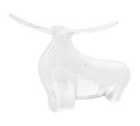 vidaXL Bull Sculpture Silver 37 x 44 x 17 cm Aluminium