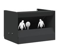 vidaXL Bullet Trap Box Black 29 x 22 x 20 cm Steel
