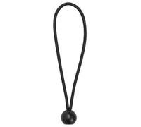 vidaXL Bungee Cords with Balls - 50 Pack - Elastic Polypropylene - For Indoor/Outdoor Use - 21cm Length, 0.5cm Diameter - Black