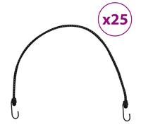 vidaXL Bungee Cords with Reflective Strips and Hooks 25 pcs 88 cm