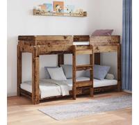 vidaXL Bunk Bed for Kids Old Wood 75 x 190 cm Engineered Wood