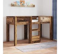 vidaXL Bunk Bed for Kids Old Wood 75 x 190 cm Engineered wood