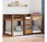 vidaXL Bunk Bed for Kids Old Wood 90 x 200 cm Engineered Wood
