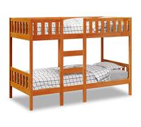 Bunk Bed Loft Bed Kids Bed Frame Mattress Foundation Solid Wood Pine vidaXL