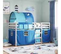 vidaXL Bunk Bed without Mattress Blue 90x200 cm Solid Wood Pine