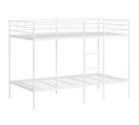 vidaXL Bunk Bed Without Mattress White 100X200 cm Steel, White