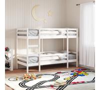 vidaXL Bunk Bed without Mattress White 80x200 cm Solid Wood Pine