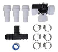 vidaXL Bypass Kit for Pool Solar Heater - Connect Multiple Heaters for Efficient Solar Power Heating - Inclusive of Fittings - Invaluable For Various Hose Sizes