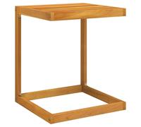 vidaXL C Table Outdoor End Table C Shaped Laptop Side Table Solid Wood Acacia