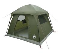 vidaXL Cabin Tent Olive Green 244 x 213 x 183 cm Polyester and Steel