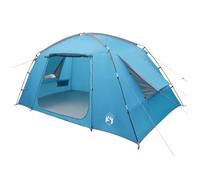 vidaXL Cabin Tent with Roof Blue 400 x 210 x 180 cm Polyester