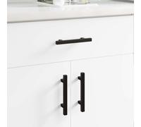 Cabinet Handle Black Stainless Steel Modern Cabinets Drawer Pull vidaXL