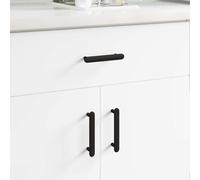 vidaXL Cabinet Handle 474 pcs Black 121 x 16.6 x 28.3 mm Iron