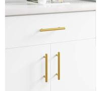 vidaXL Cabinet Handle 510pcs Gold 150mm Stainless Steel Kitchen Accessories Rectangular Storage Modern Design Durable Materials Other Organizers for Home Use Efficient