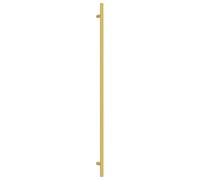 vidaXL Cabinet Handles 10 pcs, Door Handle with Screws, Furniture Drawer Pull for Kitchen Cupboard, Door Knob, Gold Stainless Steel