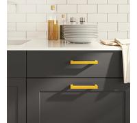 vidaXL Cabinet Handles 10 pcs Gold 128 mm Stainless Steel